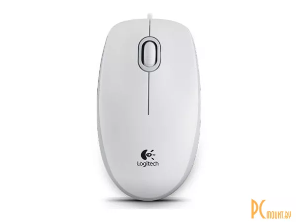 Мышь Logitech-OEM B100 Optical USB Mouse White (910-003360)